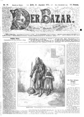 Der Bazar Montag 21. September 1874