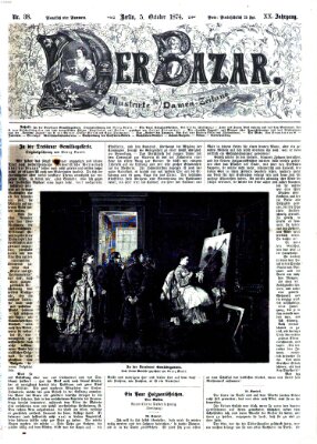 Der Bazar Montag 5. Oktober 1874