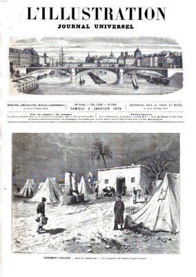 L' illustration Samstag 3. Januar 1874