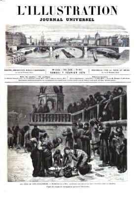 L' illustration Samstag 7. Februar 1874