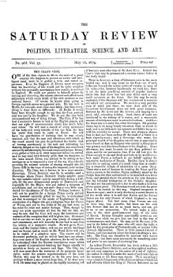 Saturday review Samstag 16. Mai 1874