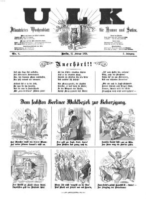 Ulk Donnerstag 12. Februar 1874