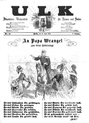 Ulk Donnerstag 16. April 1874