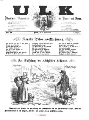 Ulk Dienstag 4. August 1874