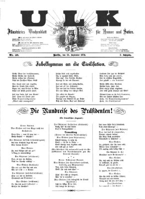 Ulk Donnerstag 24. September 1874