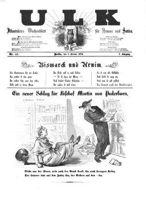 Ulk Donnerstag 8. Oktober 1874