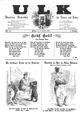 Ulk Donnerstag 29. Oktober 1874