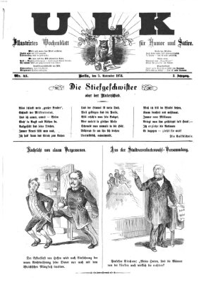 Ulk Donnerstag 5. November 1874