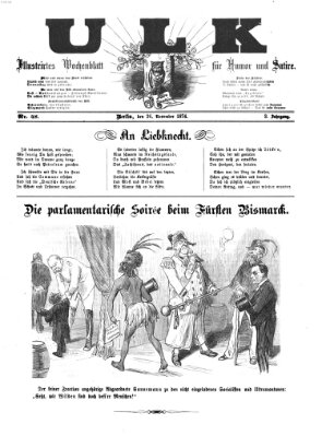 Ulk Donnerstag 26. November 1874