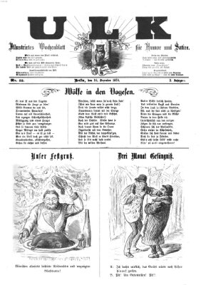 Ulk Donnerstag 24. Dezember 1874