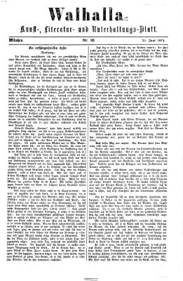 Walhalla (Der Bayerische Landbote) Sonntag 21. Juni 1874