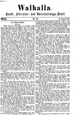 Walhalla (Der Bayerische Landbote) Sonntag 30. August 1874