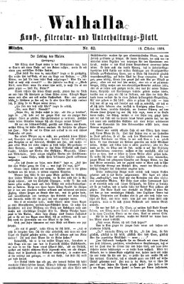 Walhalla (Der Bayerische Landbote) Sonntag 18. Oktober 1874