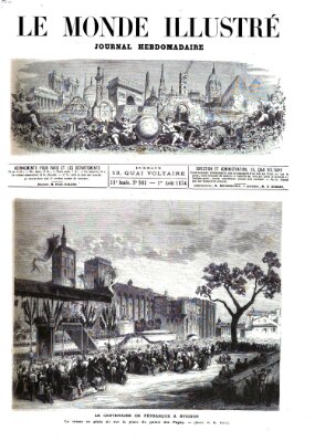 Le monde illustré Samstag 1. August 1874