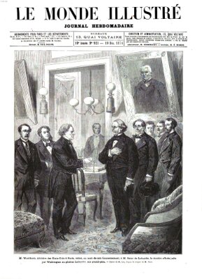 Le monde illustré Samstag 19. Dezember 1874