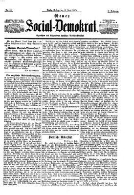 Neuer Social-Demokrat Freitag 5. Juni 1874