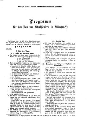 Münchener Gemeinde-Zeitung Sonntag 8. März 1874