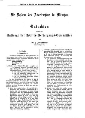 Münchener Gemeinde-Zeitung Sonntag 21. Juni 1874