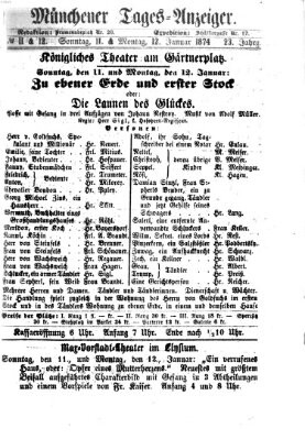 Münchener Tages-Anzeiger Sonntag 11. Januar 1874