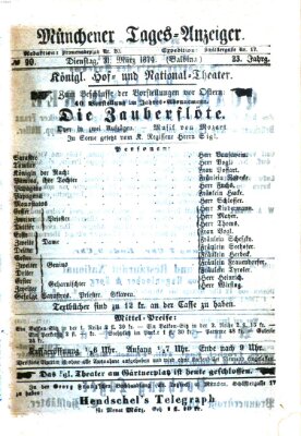 Münchener Tages-Anzeiger Dienstag 31. März 1874