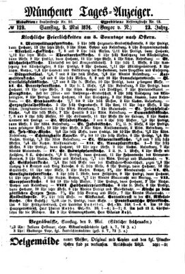 Münchener Tages-Anzeiger Samstag 9. Mai 1874