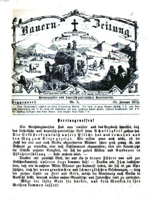 Bauern-Zeitung Donnerstag 29. Januar 1874