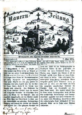 Bauern-Zeitung Donnerstag 7. Mai 1874