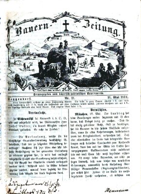 Bauern-Zeitung Donnerstag 21. Mai 1874