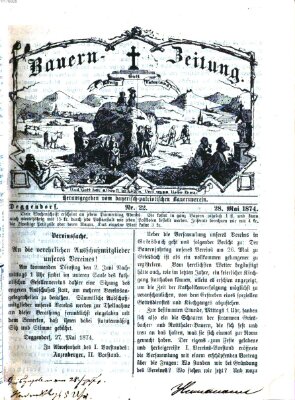 Bauern-Zeitung Donnerstag 28. Mai 1874