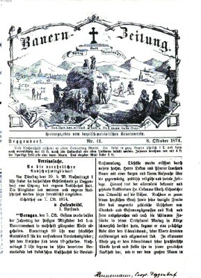 Bauern-Zeitung Donnerstag 8. Oktober 1874