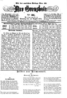 Der Grenzbote Sonntag 30. August 1874