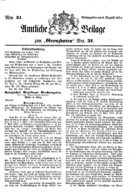 Der Grenzbote Sonntag 9. August 1874