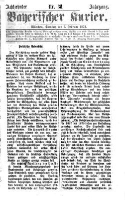 Bayerischer Kurier Samstag 7. Februar 1874