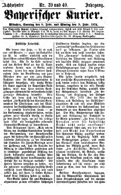 Bayerischer Kurier Sonntag 8. Februar 1874