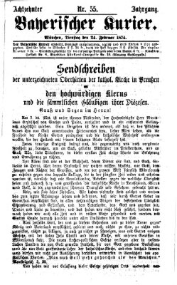 Bayerischer Kurier Dienstag 24. Februar 1874