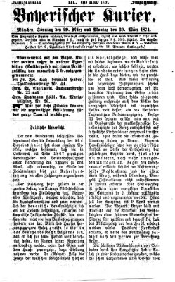 Bayerischer Kurier Sonntag 29. März 1874