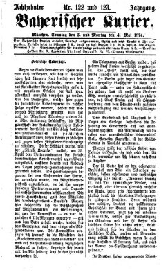 Bayerischer Kurier Sonntag 3. Mai 1874