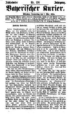 Bayerischer Kurier Donnerstag 7. Mai 1874