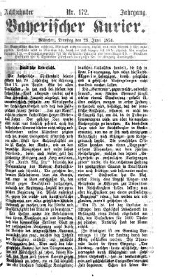 Bayerischer Kurier Dienstag 23. Juni 1874
