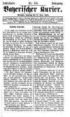 Bayerischer Kurier Samstag 27. Juni 1874