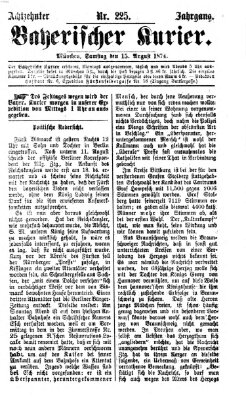 Bayerischer Kurier Samstag 15. August 1874