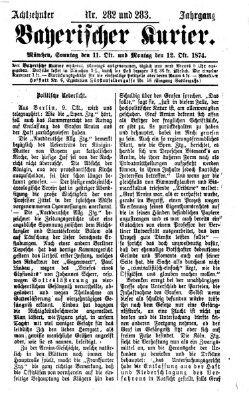 Bayerischer Kurier Montag 12. Oktober 1874