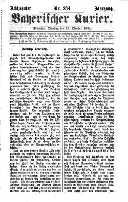 Bayerischer Kurier Dienstag 13. Oktober 1874