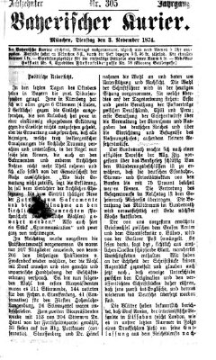 Bayerischer Kurier Dienstag 3. November 1874