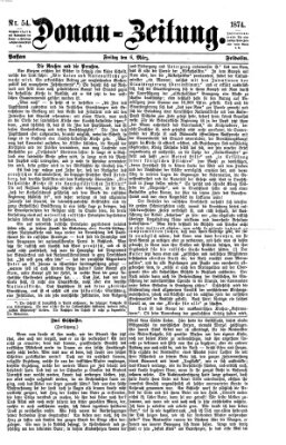 Donau-Zeitung Freitag 6. März 1874