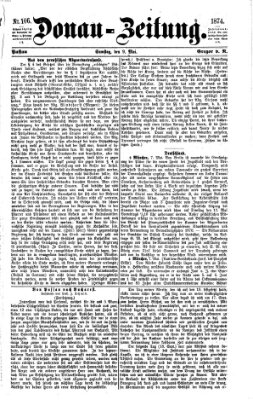 Donau-Zeitung Samstag 9. Mai 1874