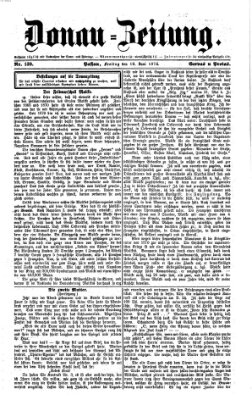 Donau-Zeitung Freitag 19. Juni 1874