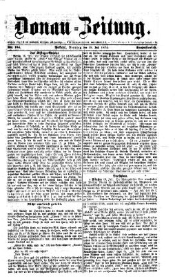 Donau-Zeitung Sonntag 19. Juli 1874