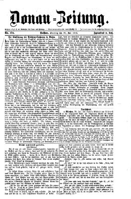 Donau-Zeitung Freitag 31. Juli 1874