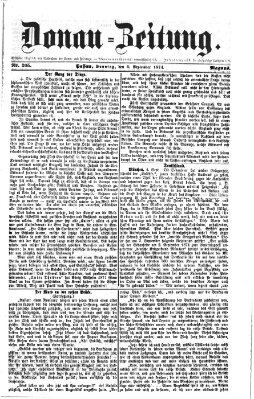 Donau-Zeitung Sonntag 6. September 1874